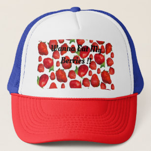 Red Delicious Strawberries, Trucker Hat