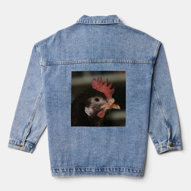 Red Denim Jacket (Back)