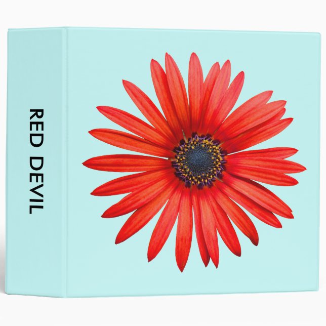 Red Devil (2in) - Pale Blue Binder (Front/Spine)