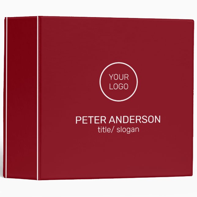 Red Devil Background Binder (Front/Spine)