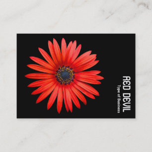 RED DEVIL - Black Business Card