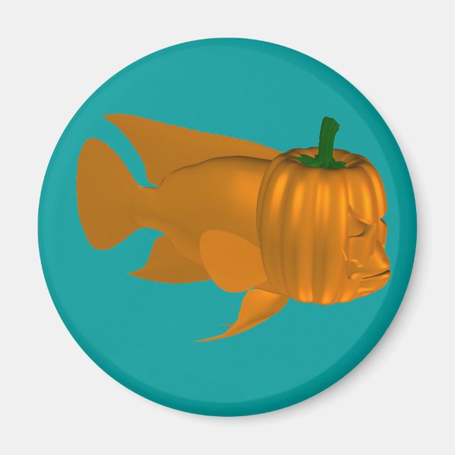 Red Devil Cichlid Magnet (Front)