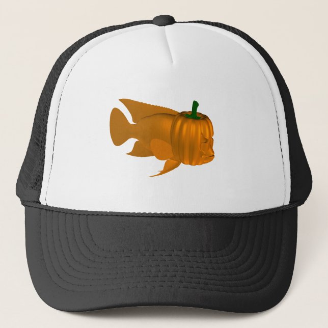 Red Devil Cichlid Trucker Hat (Front)