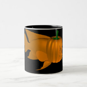 Red Devil Cichlid Two-Tone Coffee Mug