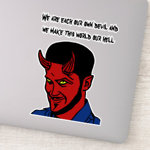 Red Devil Demon Man Lucifer Hell quotes Art