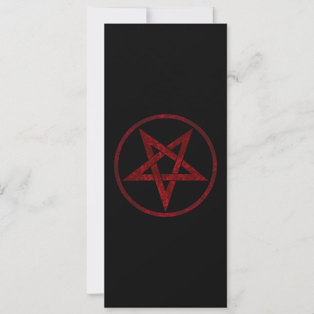 Red Devil Pentagram Announcement (Front)