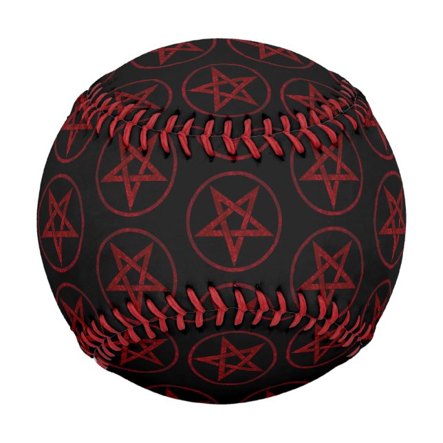 Red Devil Pentagram Baseball (Front)