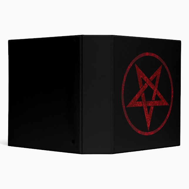 Red Devil Pentagram Binder (Background)