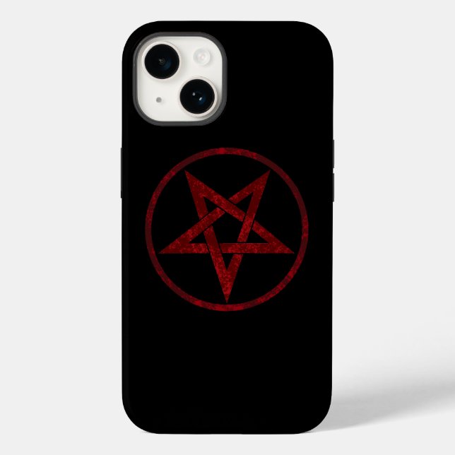 Red Devil Pentagram Case-Mate iPhone Case (Back)