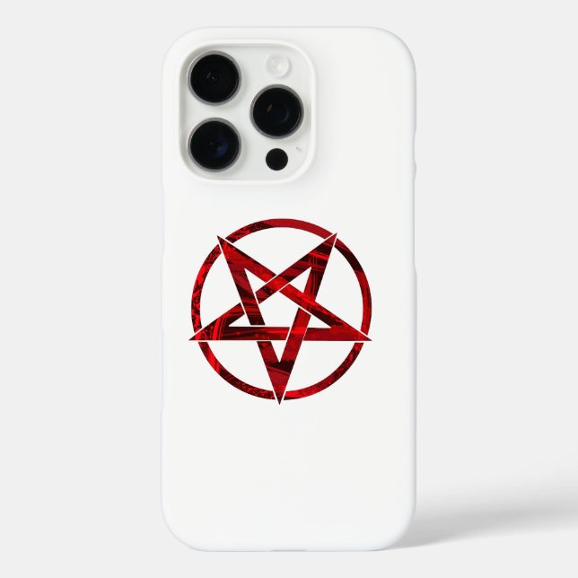Red Devil Pentagram Case-Mate iPhone Case (Back)