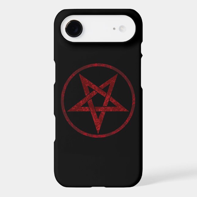 Red Devil Pentagram Case-Mate iPhone Case (Back)