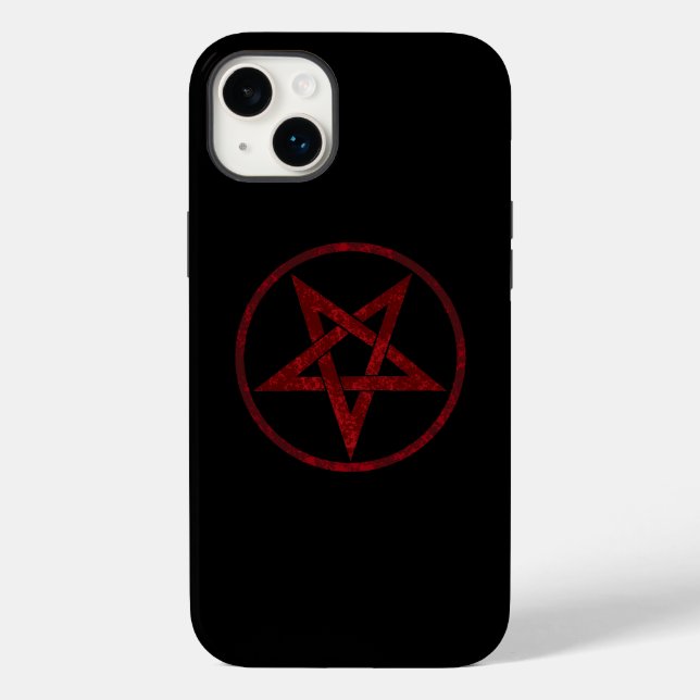 Red Devil Pentagram Case-Mate iPhone Case (Back)