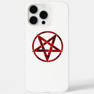 Red Devil Pentagram iPhone 16 Pro Max Case
