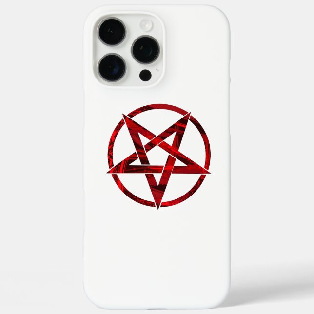 Red Devil Pentagram Case-Mate iPhone Case (Back)