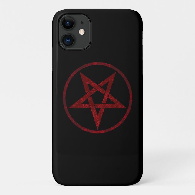 Red Devil Pentagram Case-Mate iPhone Case (Back)