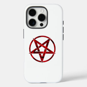 Red Devil Pentagram iPhone 16 Pro Case