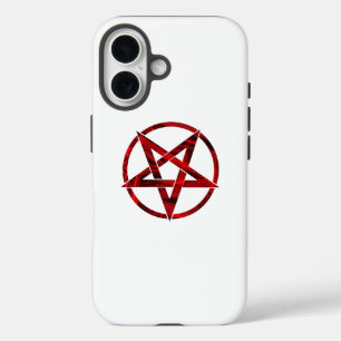 Red Devil Pentagram iPhone 16 Case