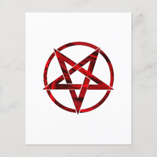Red Devil Pentagram Flyer
