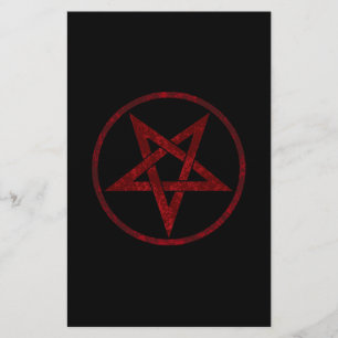 Red Devil Pentagram Flyer