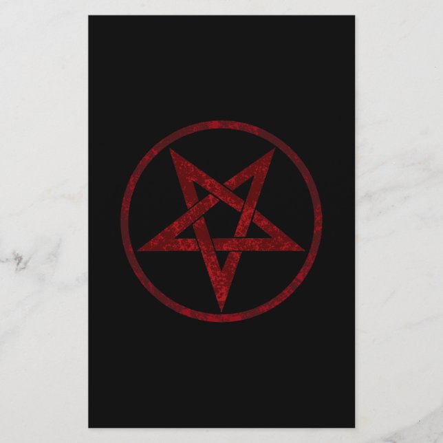 Red Devil Pentagram Flyer (Front)
