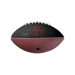 Red Devil Pentagram Football