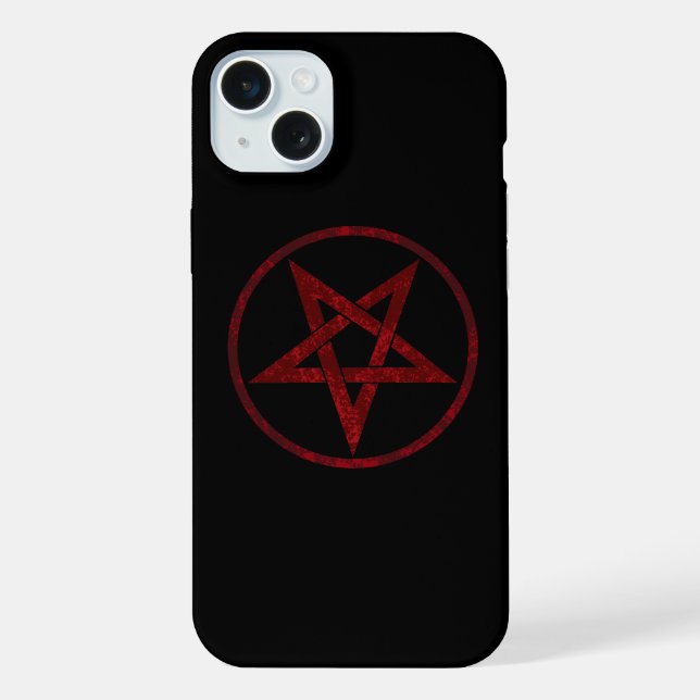 Red Devil Pentagram iPhone Case (Back)