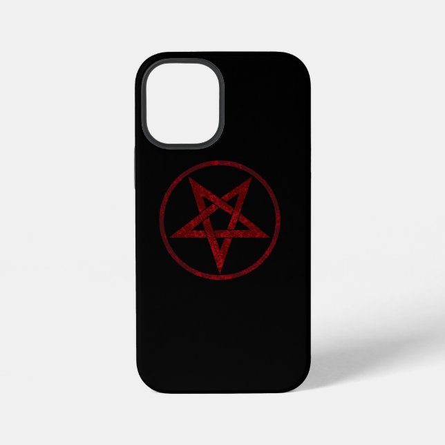 Red Devil Pentagram iPhone Case (Back)