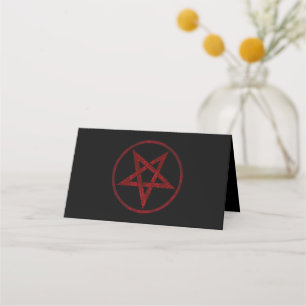 Red Devil Pentagram Loyalty Card