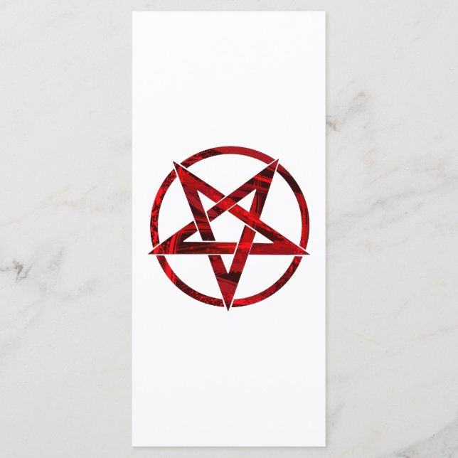 Red Devil Pentagram Menu (Front)
