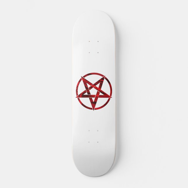 Red Devil Pentagram Skateboard (Front)