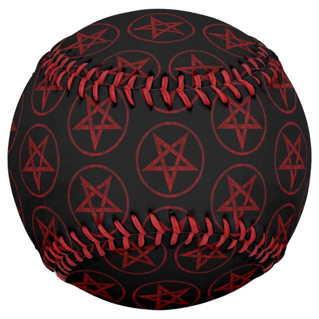 Red Devil Pentagram Softball (Front)