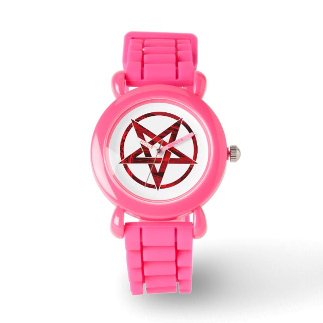 Red Devil Pentagram Watch (Front)