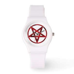 Red Devil Pentagram Watch