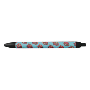 Red Devil Vintage Halloweenies Black Ink Pen