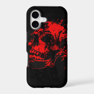 Red Devil's Skull Creepy Artwork