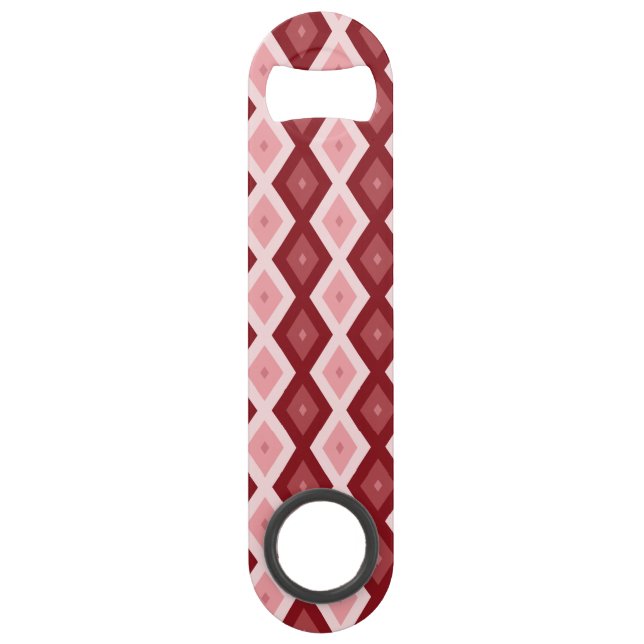 Red diamond pattern bar key (Front)