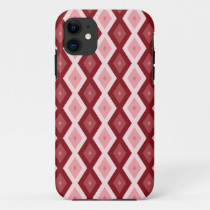 Red diamond pattern Case-Mate iPhone case