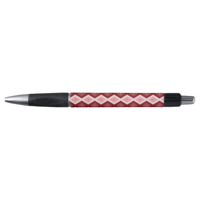 Red diamond pattern pen (Front)