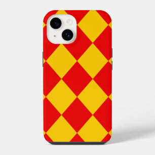 Red Diamonds iPhone 14 Case
