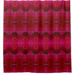 Red Dianthus Ikat 5