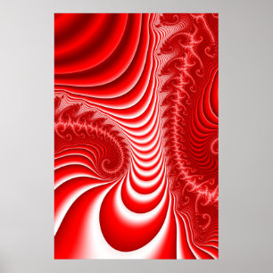 Red Dimension Poster