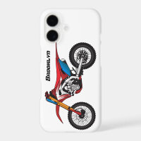 Red dirt bike motorcycle