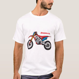 Red dirt bike motorcycle T-Shirt