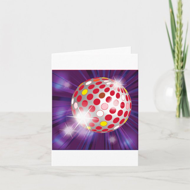 Red Disco Ball Card (Creator Uploaded)