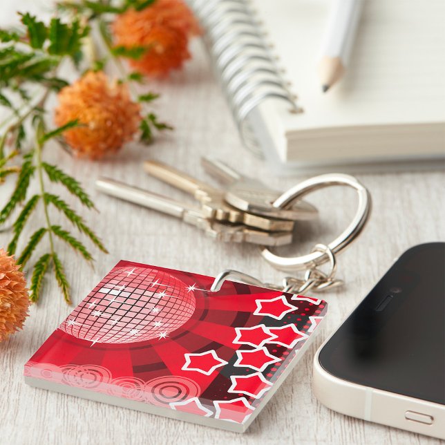 Red Disco Party Thème avec étoiles et Parties scin (Créateur téléchargé)