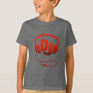 Red DJ kids t-shirt
