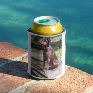red doberman can cooler