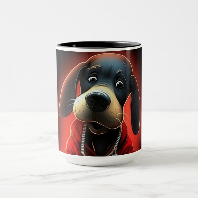 Red Dog Mug (Center)