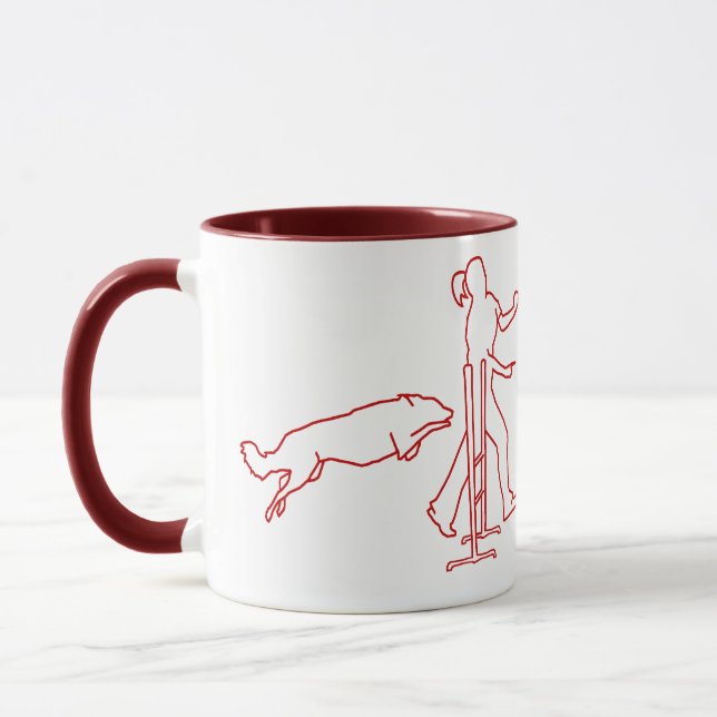 Red Dog Mug (Left)