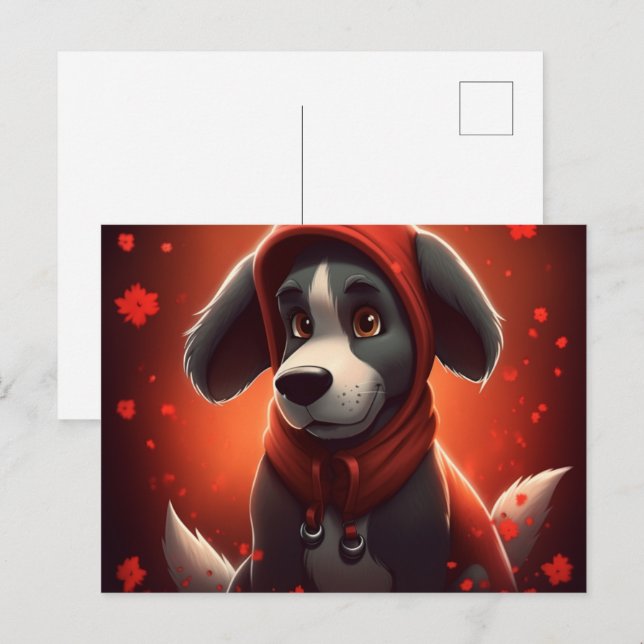 Red Dog Postcard (Front/Back)